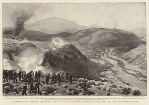 Un éxito griego momentáneo, el ataque a la posición turca en el paso de Boughazi de Joseph Nash